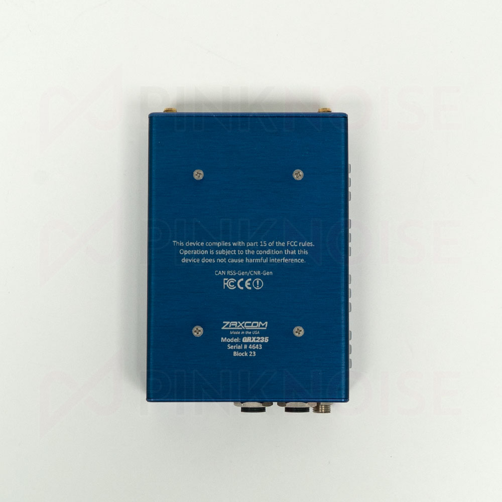 Zaxcom QRX235 4-Channel ENG Receiver - No IFB - Used