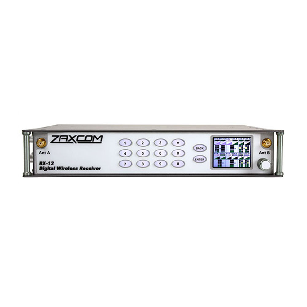 Zaxcom RX-12 Wideband Digital Wireless Receiver-Pinknoise Systems