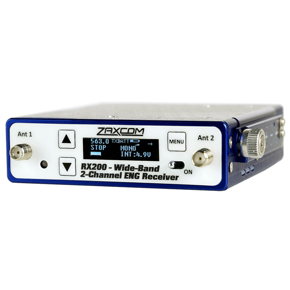 Zaxcom RX200 2-Channel Wide-Band UHF Receiver