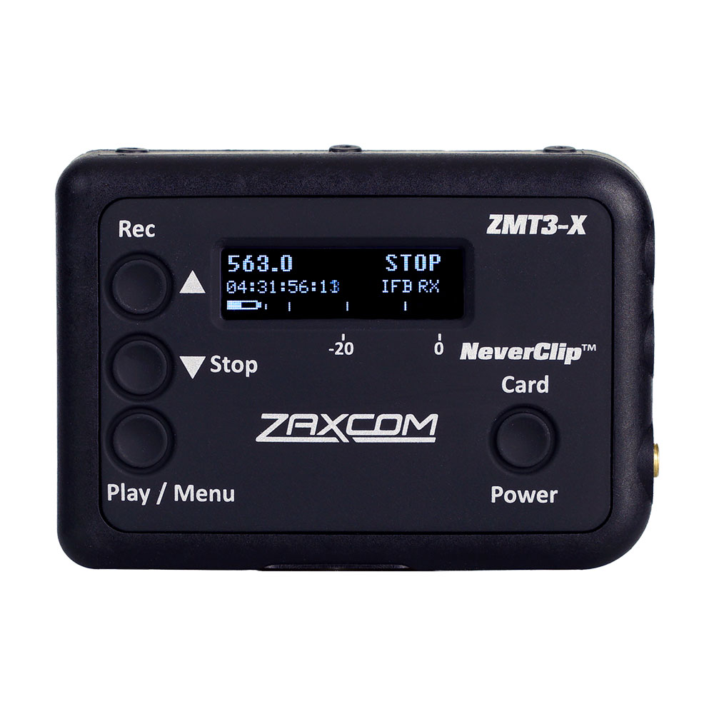 Zaxcom ZMT3-X Ultra Small Digital Wideband Transmitter w/ Internal Recording-Pinknoise Systems