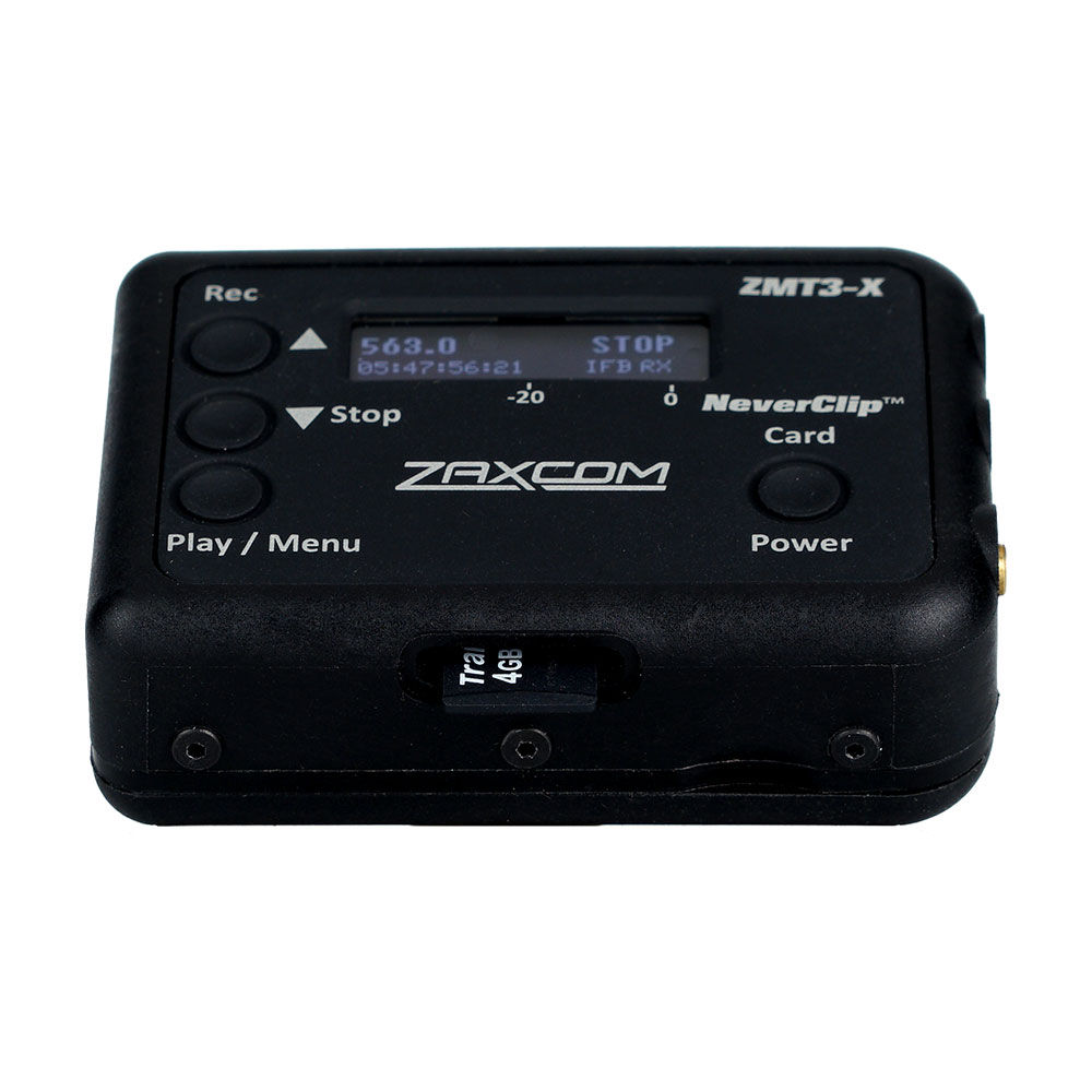 Zaxcom ZMT3-X Ultra Small Digital Wideband Transmitter w/ Internal Recording-Pinknoise Systems