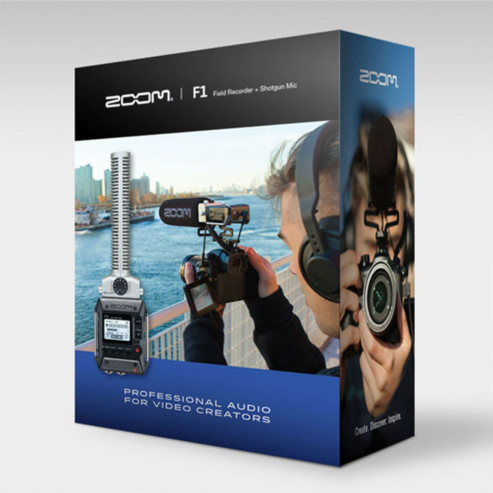 ZOOM F1 Field Recorder F1-SPケース付き Zoom F1-SP Miniature Field Recorder w/ Shotgun Microphone