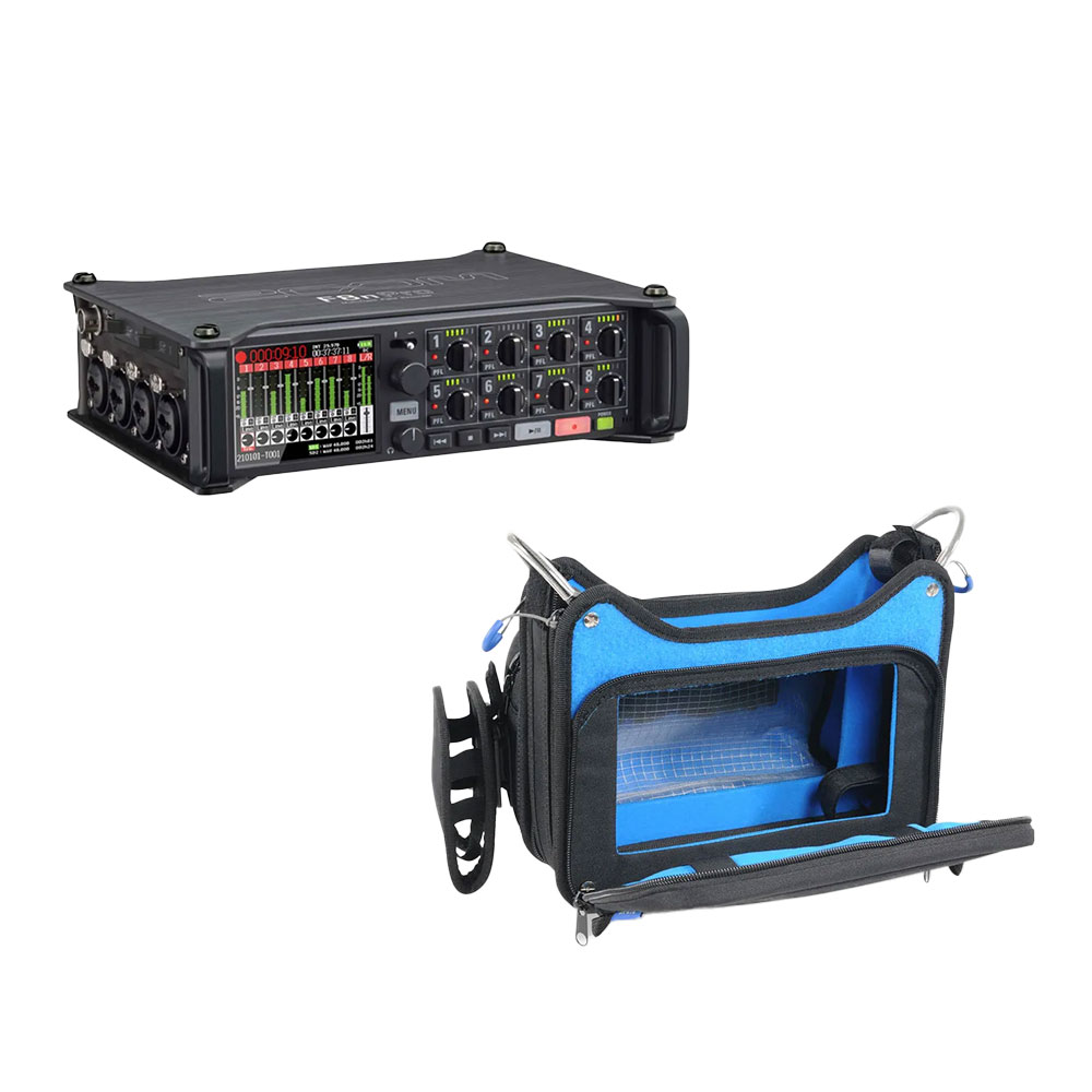 Zoom F8n Pro Field Recorder and Orca OR-272 Bag
