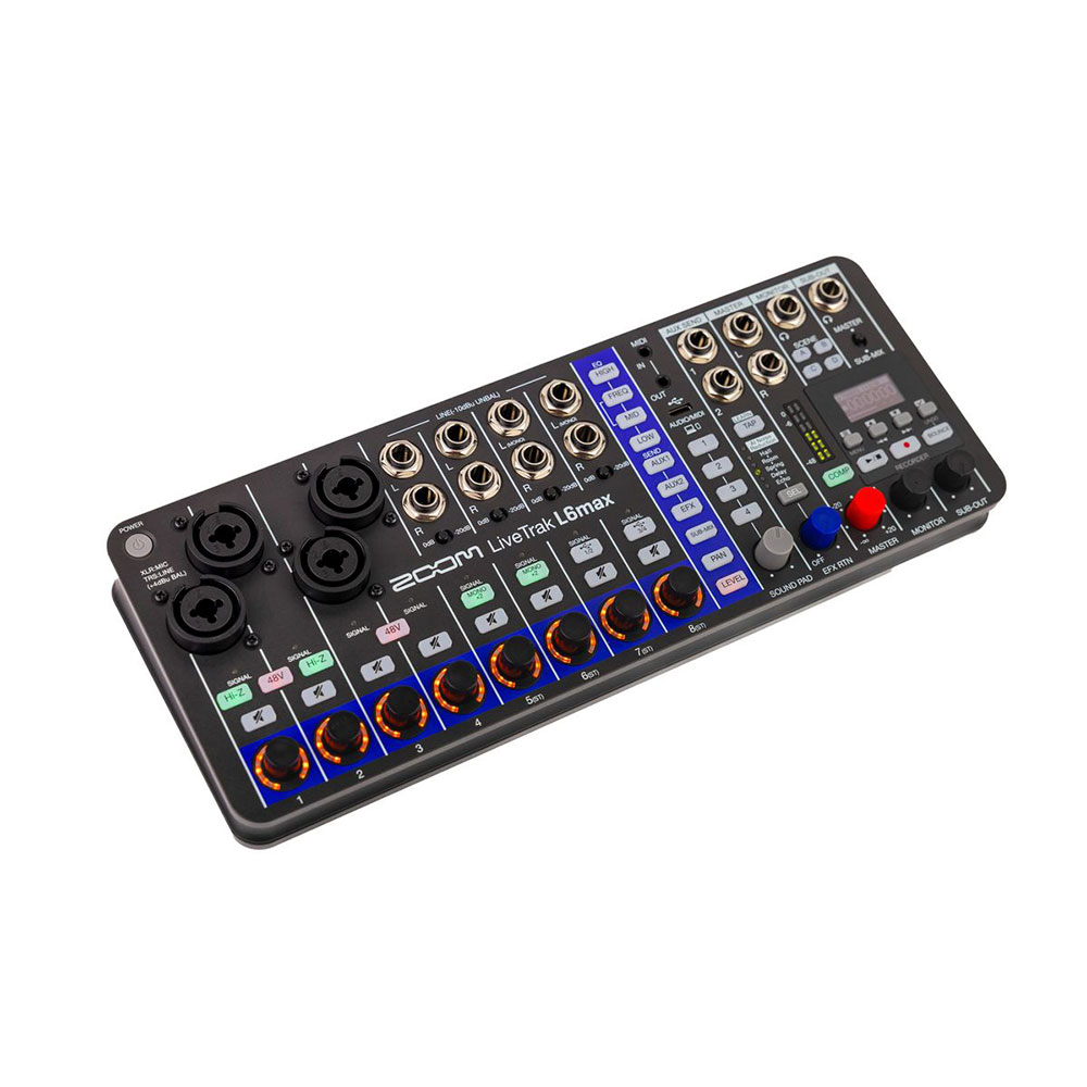 Zoom LiveTrak L6max 12-Channel Mixer
