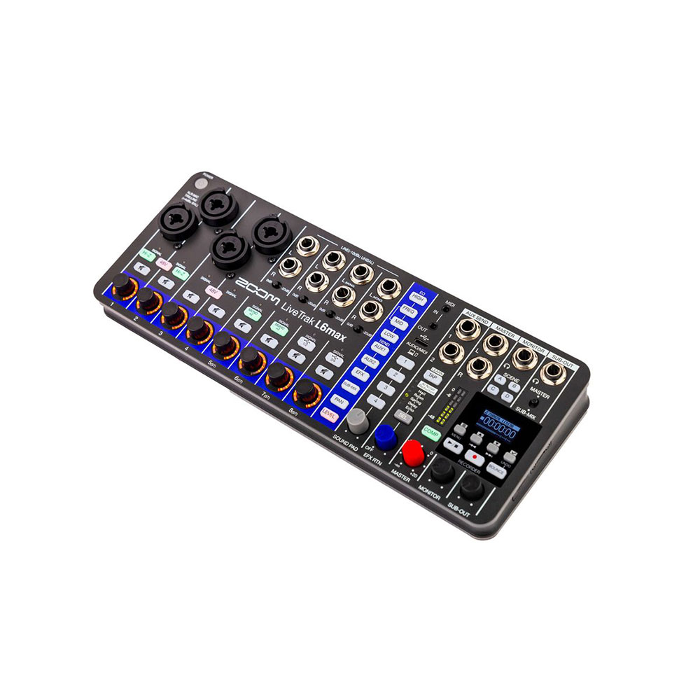Zoom LiveTrak L6max 12-Channel Mixer