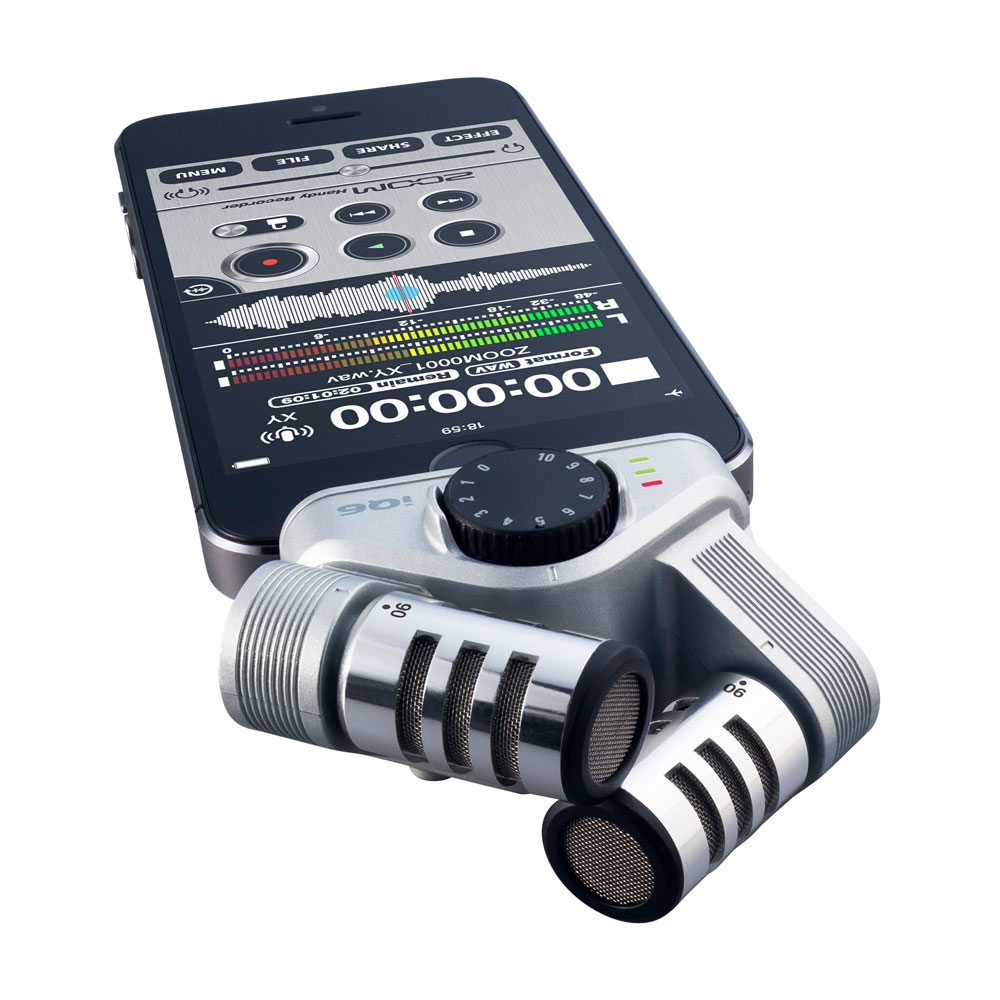 Zoom iQ6 Stereo X/Y Microphone for iOS Devices