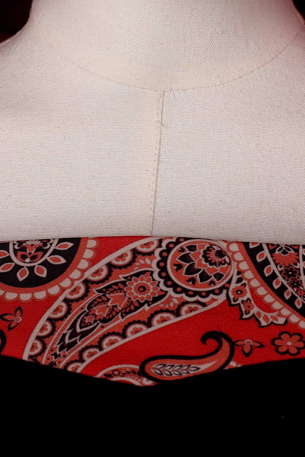 Women Cashew Floral Printed Hooded Dress Renaissance Outfits Halloween Carnival Suit