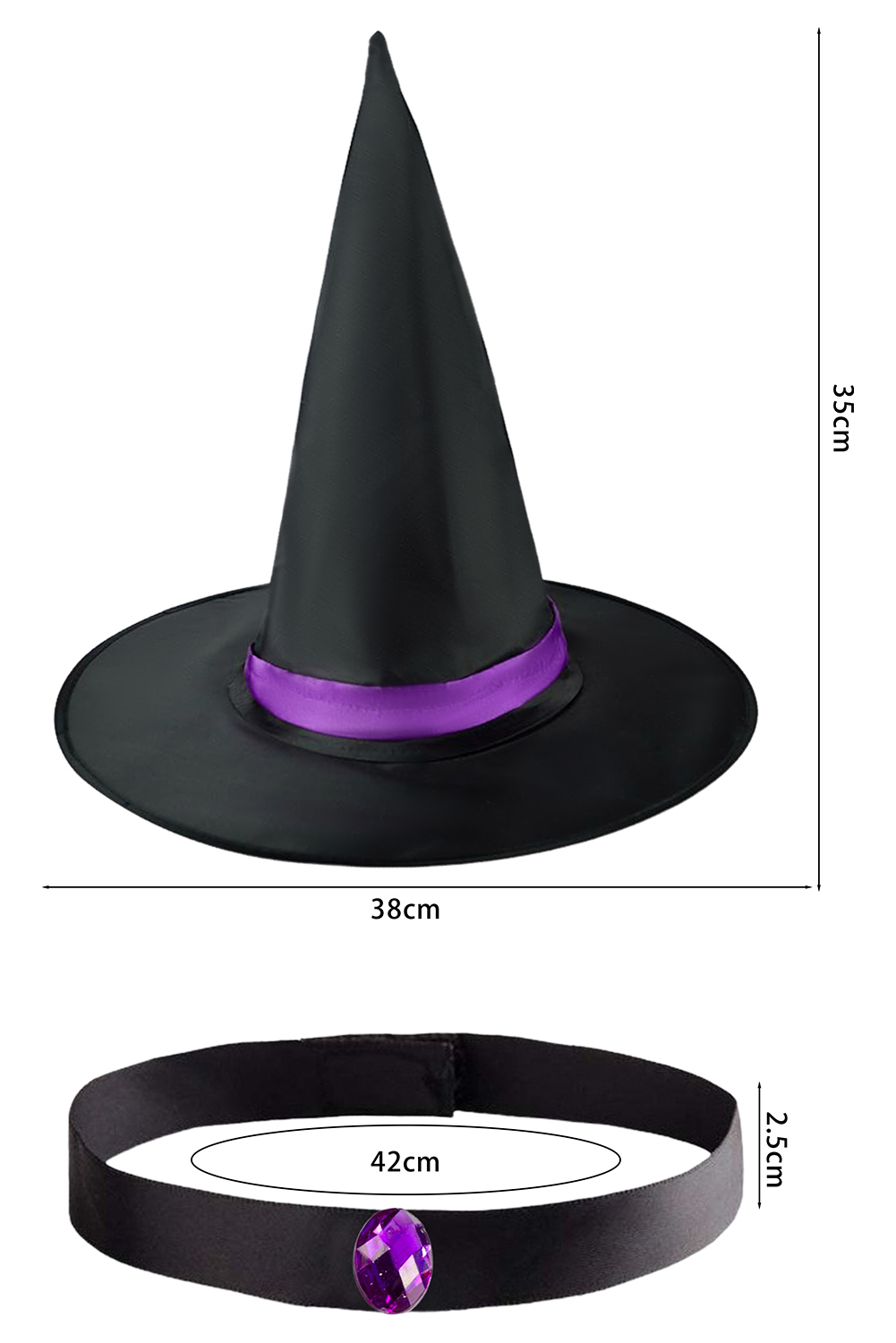 Women Purple Witch Medieval Dress 3 Pieces Set Outfits Halloween Carnival Suit