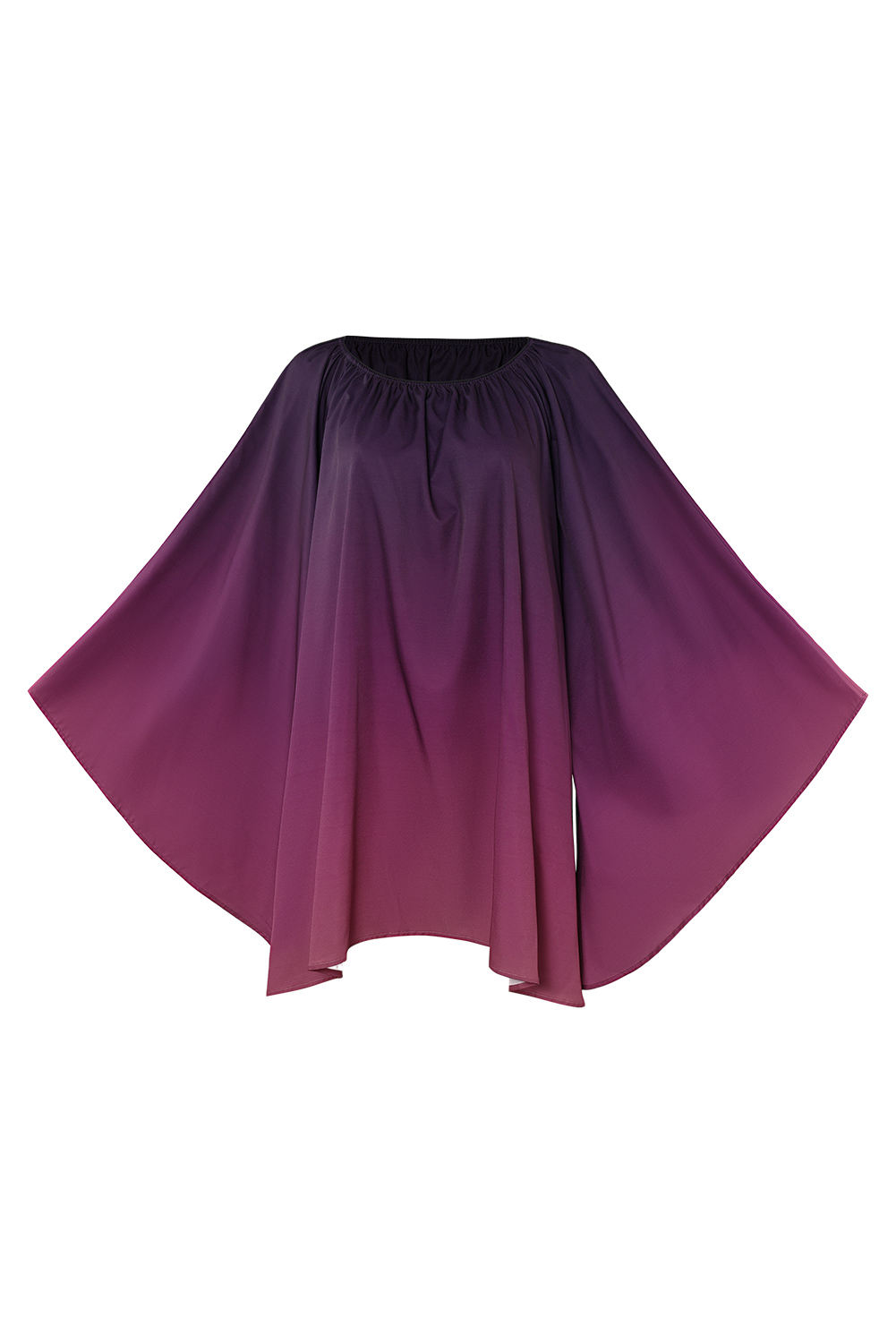 Women Renaissance Purple Gradient Elf Dress 7 Pieces Set Outfits Halloween Retro Suit