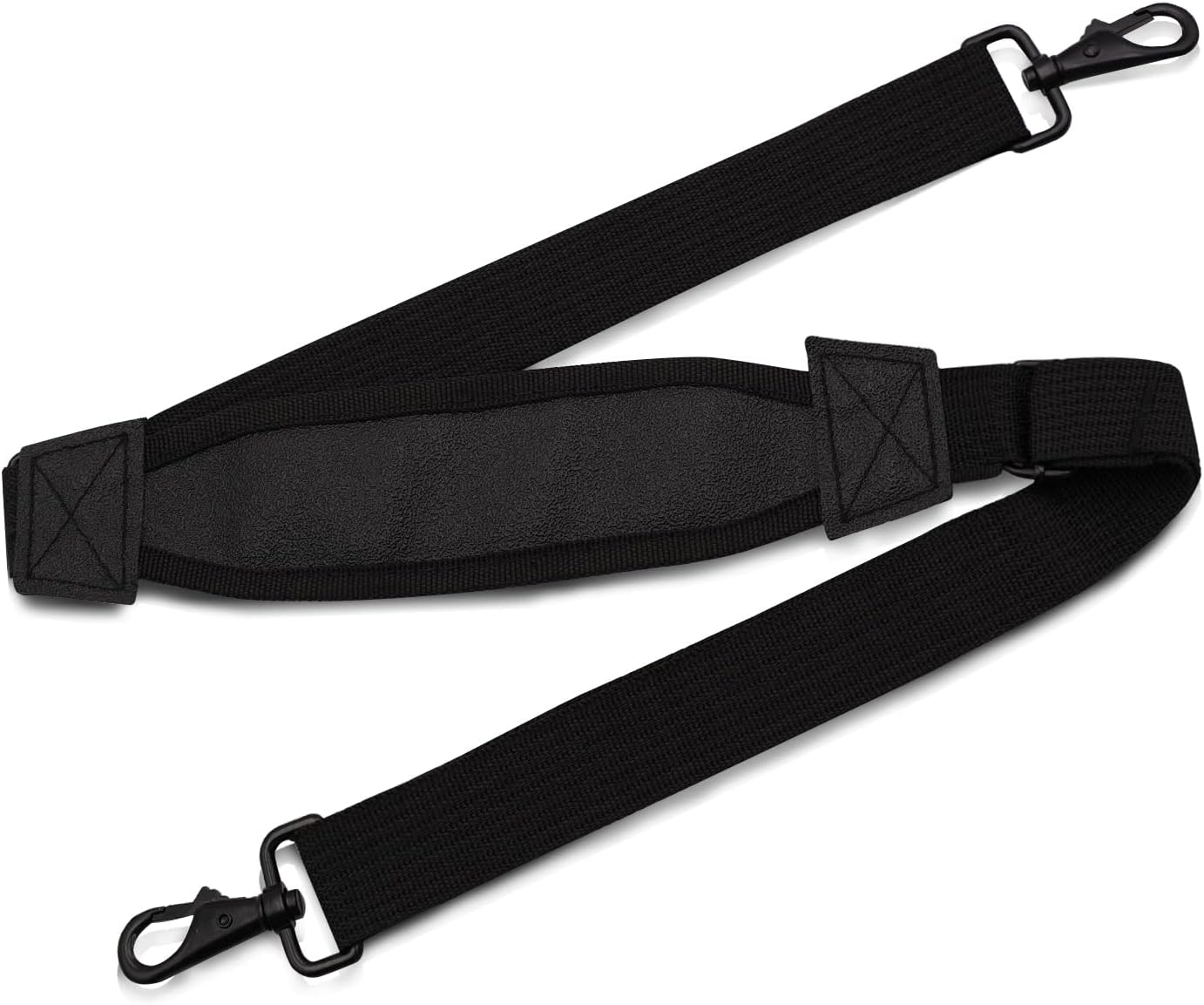 NATURE PIONEOR Universal Shoulder Strap Replacement, Thick Pad Strap with Metal Hook