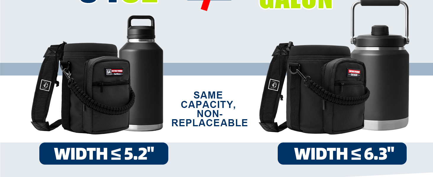 64oz water bottle holder