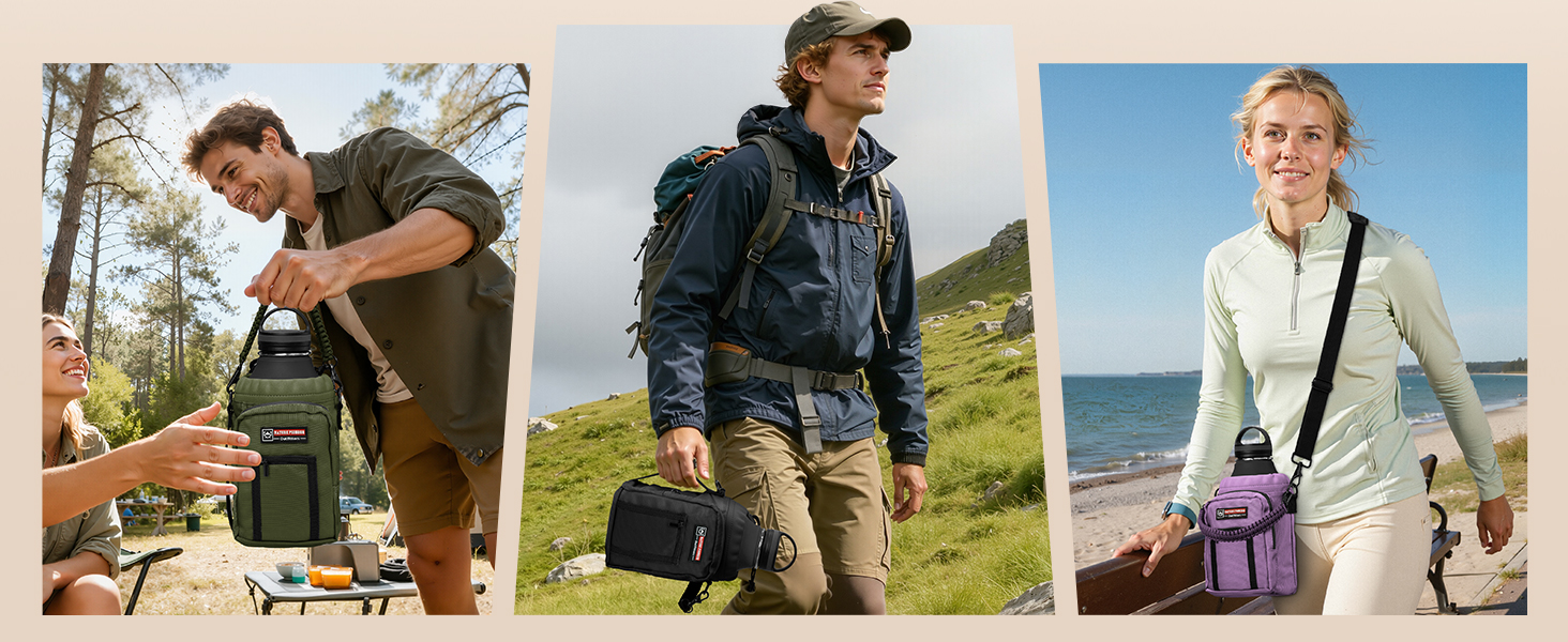 64oz water bottle holder