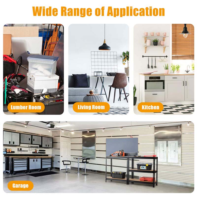 30′′ x 12′′ x 60′′ 5Tier Heavy Duty Metal Storage Shelving Unit, Bolt