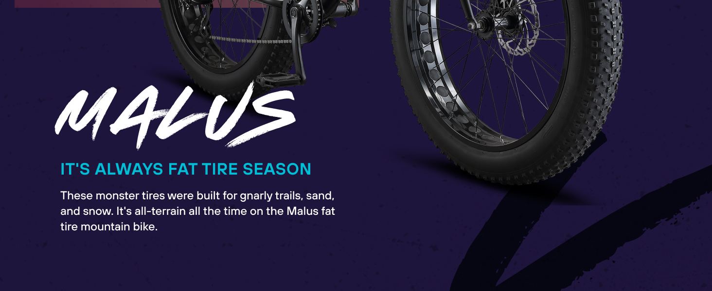 Mongoose Malus bike it's always fat tire season
