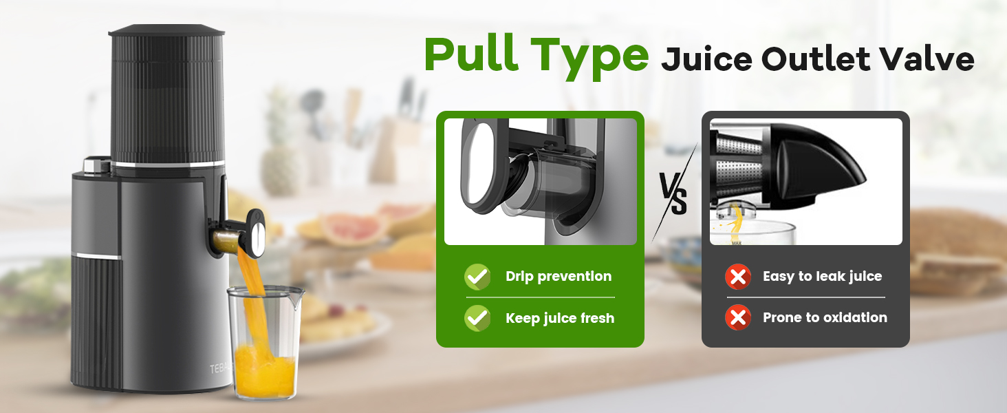 Cold press juicer