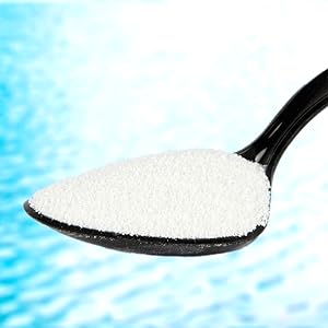 The Rx Clear Granular requires a dosage of only 1 ounce per 5,000 gallons of pool water daily