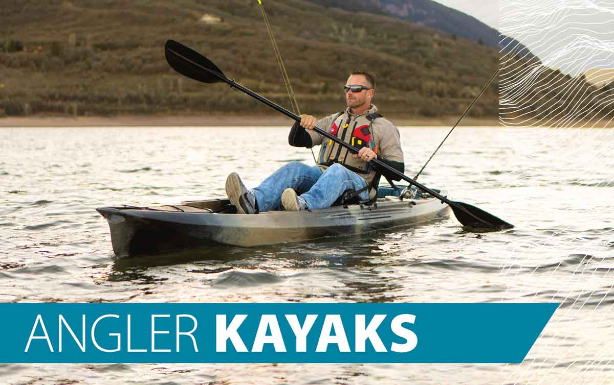 Lifetime 90806 Tamarack Angler 100 Fishing Kayak C 2 Pack (Paddles Inc