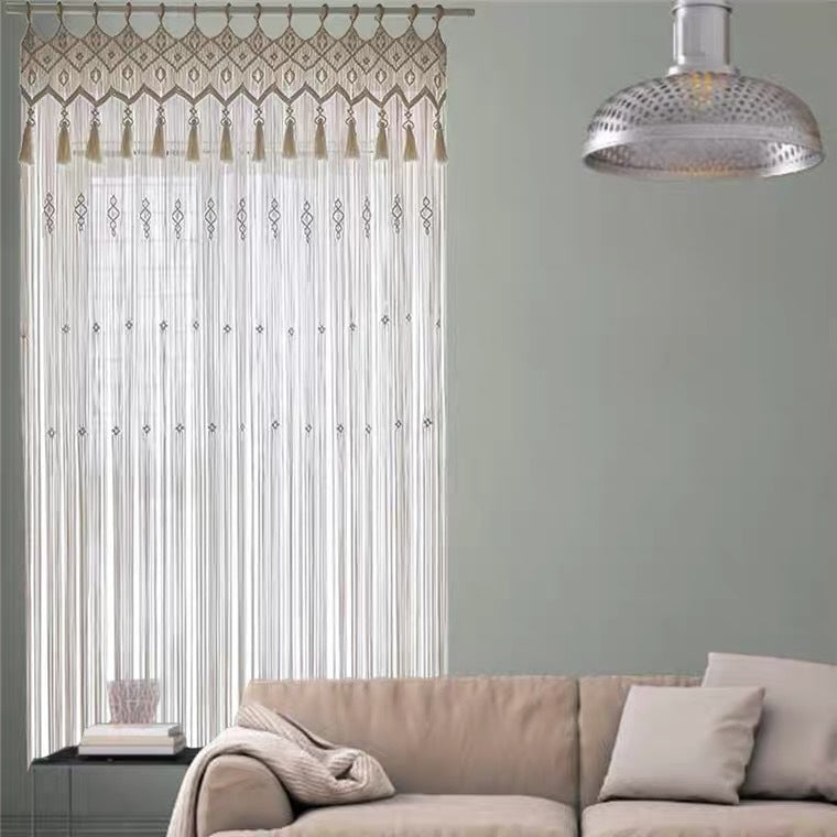 Bohemian Hand-Woven Tapestry Curtain Partition Decoration