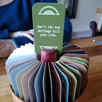 MINI SWEARY AFFIRMATION CARDS(18 PCS)