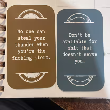 MINI SWEARY AFFIRMATION CARDS(18 PCS)