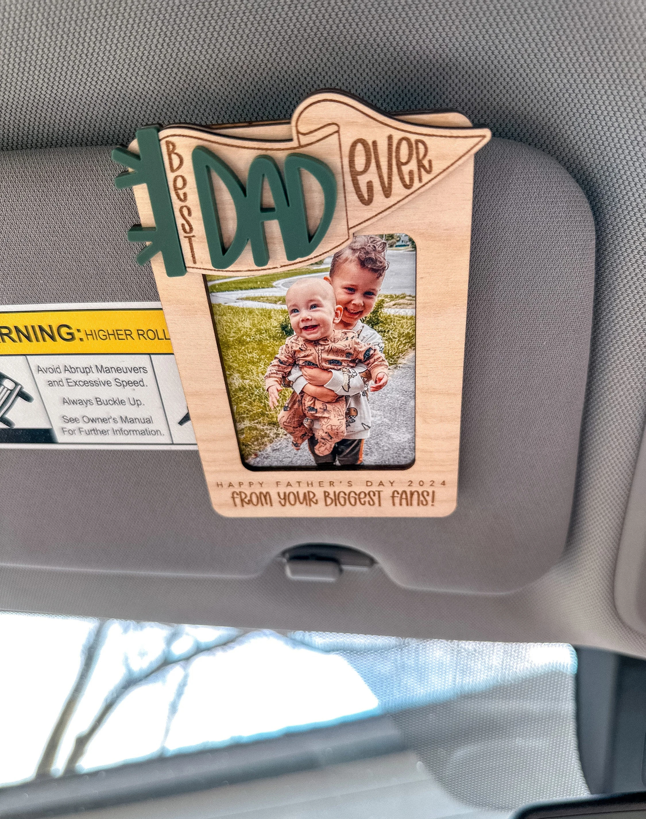 Custom Photo Car Visor Clip