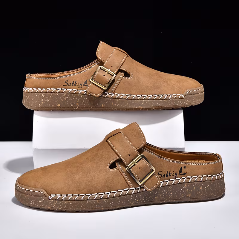 mens mules smallest to largest size 38 48 summer outing cool unisex slip on comfortable and soft Product details 1