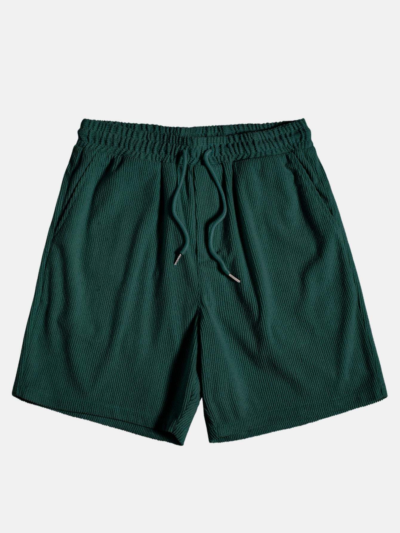 Short Sleeve Corduroy Polo Shirt & Corduroy Shorts-Mitchell Shoes