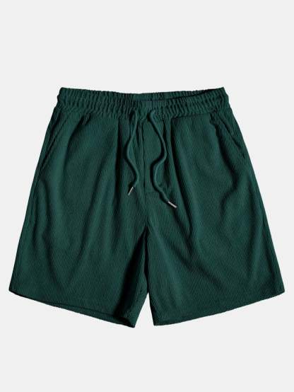 Short Sleeve Corduroy Polo Shirt & Corduroy Shorts-Mitchell Shoes