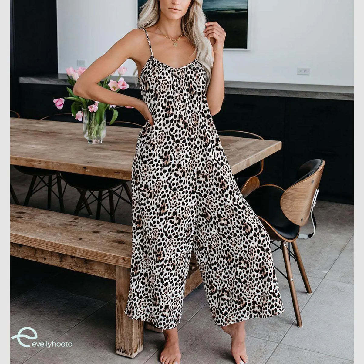 ✨✨Plus Size Women Fashion Wide Leg Suspender Jumpsuit with Pockets Curvy Overalls 【Super Stretchy】【Plus Size S-5XL】