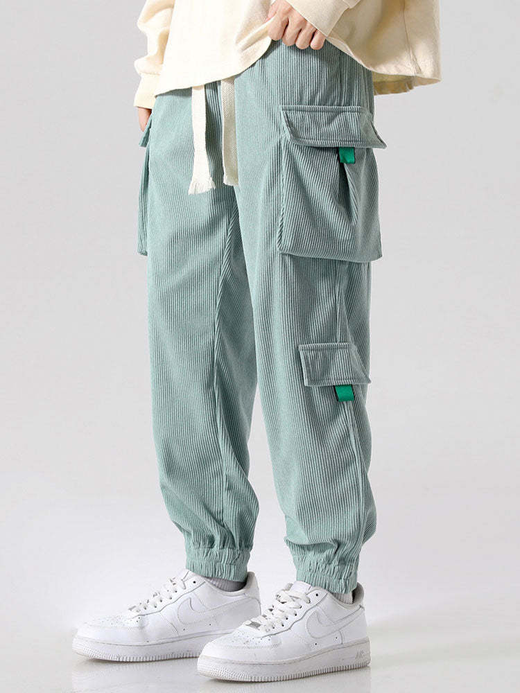 Corduroy Cargo Pants-Mitchell Shoes