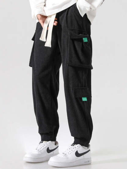 Corduroy Cargo Pants-Mitchell Shoes