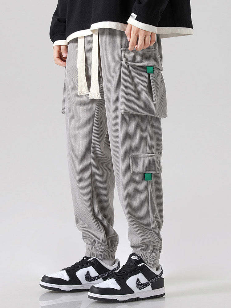 Corduroy Cargo Pants-Mitchell Shoes