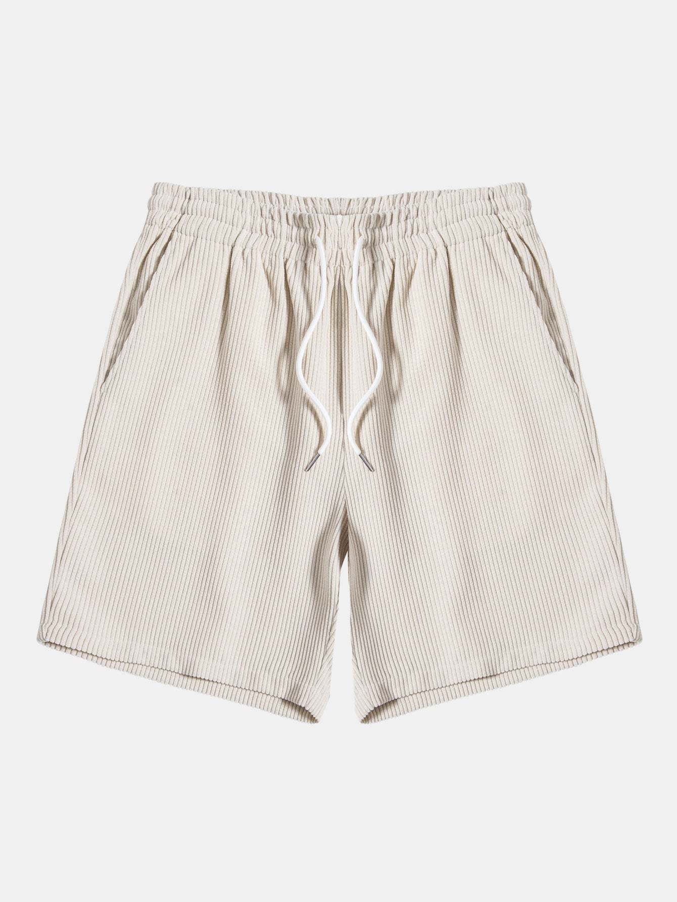 Create Adam Print Heavy Weight Oversize T-Shirt & Corduroy Shorts-Mitchell Shoes