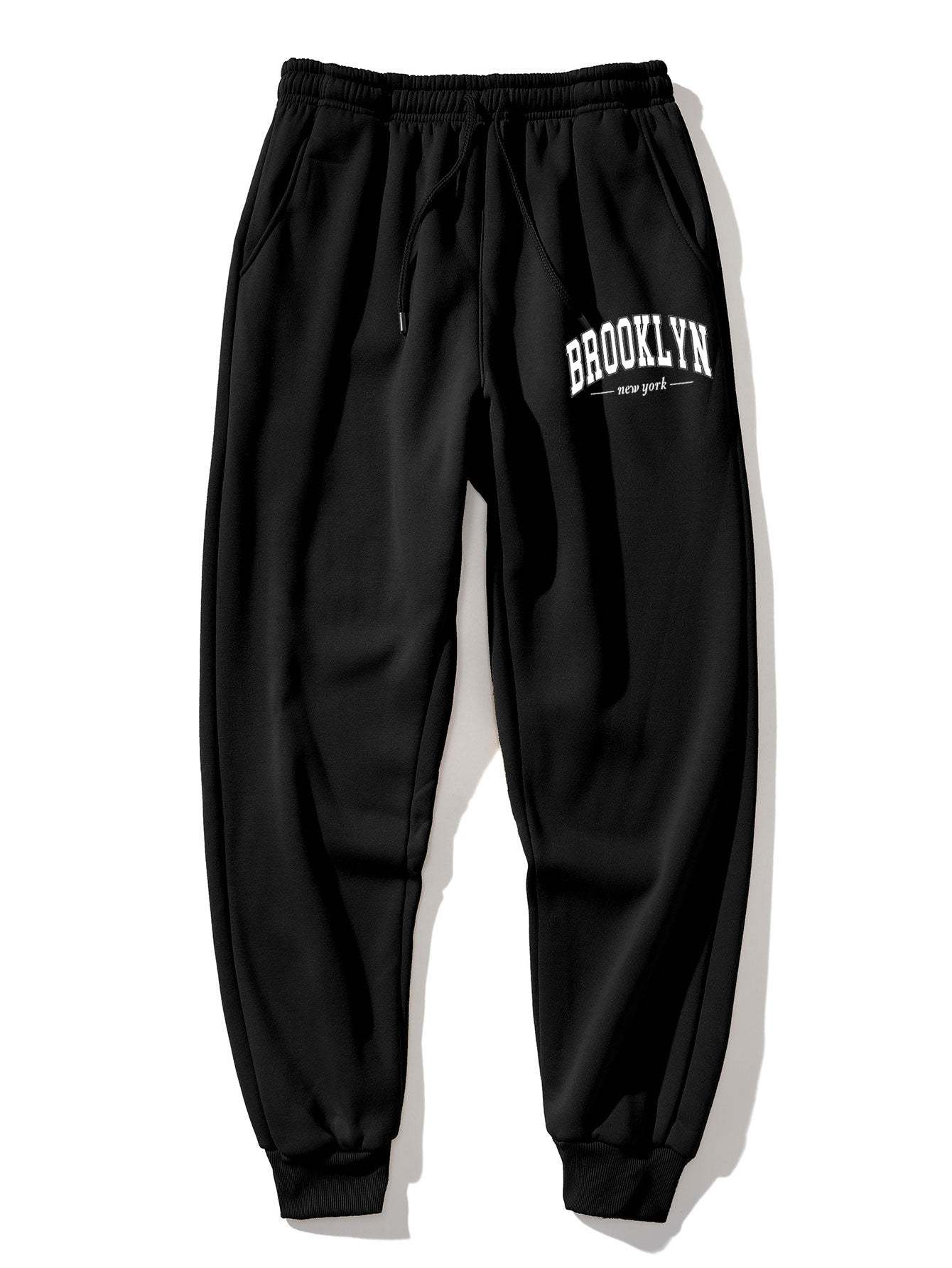 Brooklyn Print T-Shirt  & Jogger Pants-Mitchell Shoes