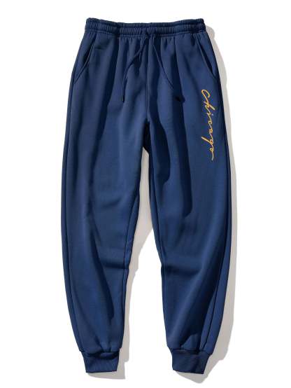 Chicago Print Raglan Hoodie & & Jogger Pants-Mitchell Shoes