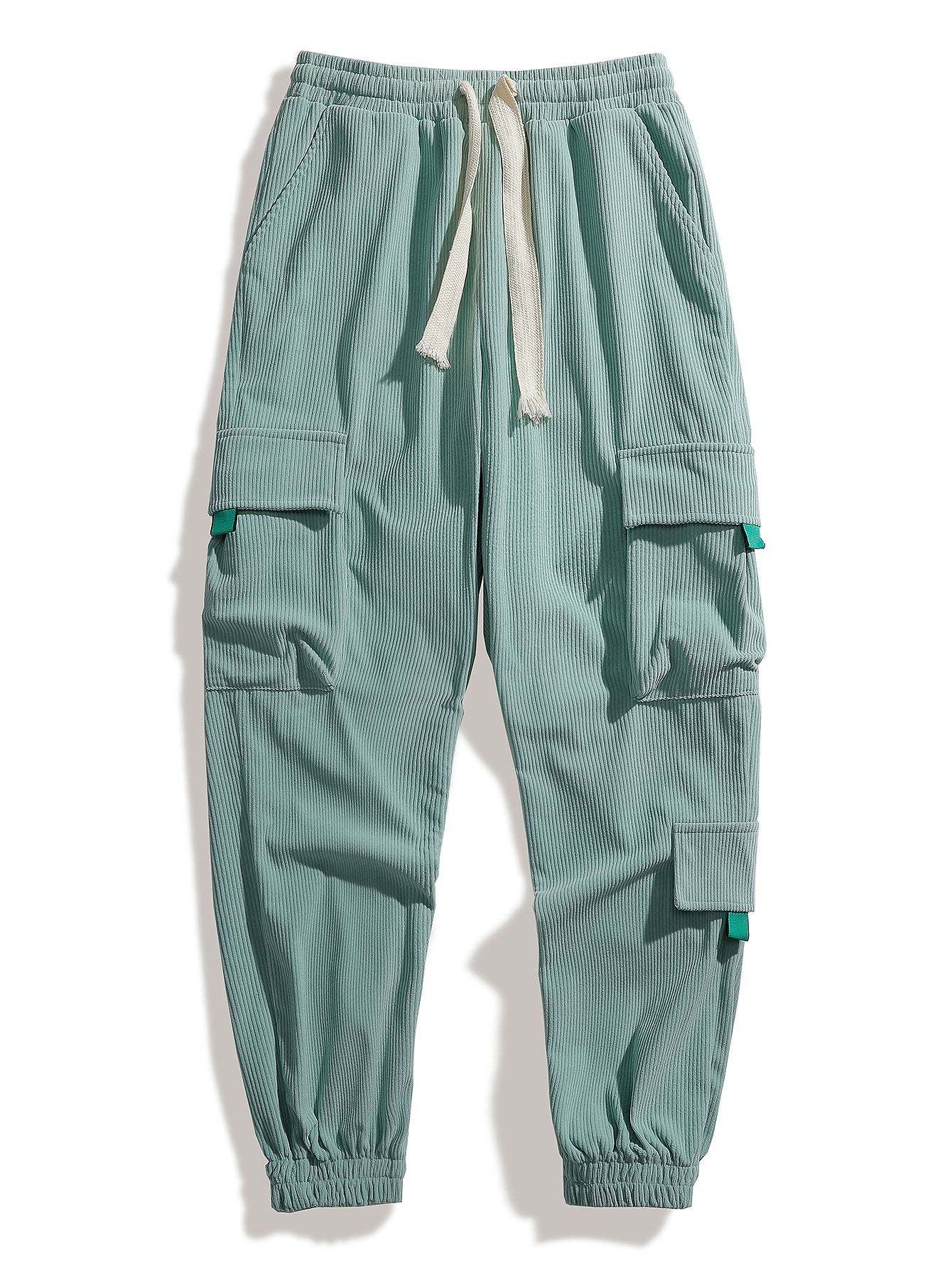 Long Sleeve Two Tone Corduroy Overshirt & Corduroy Cargo Pants-Mitchell Shoes