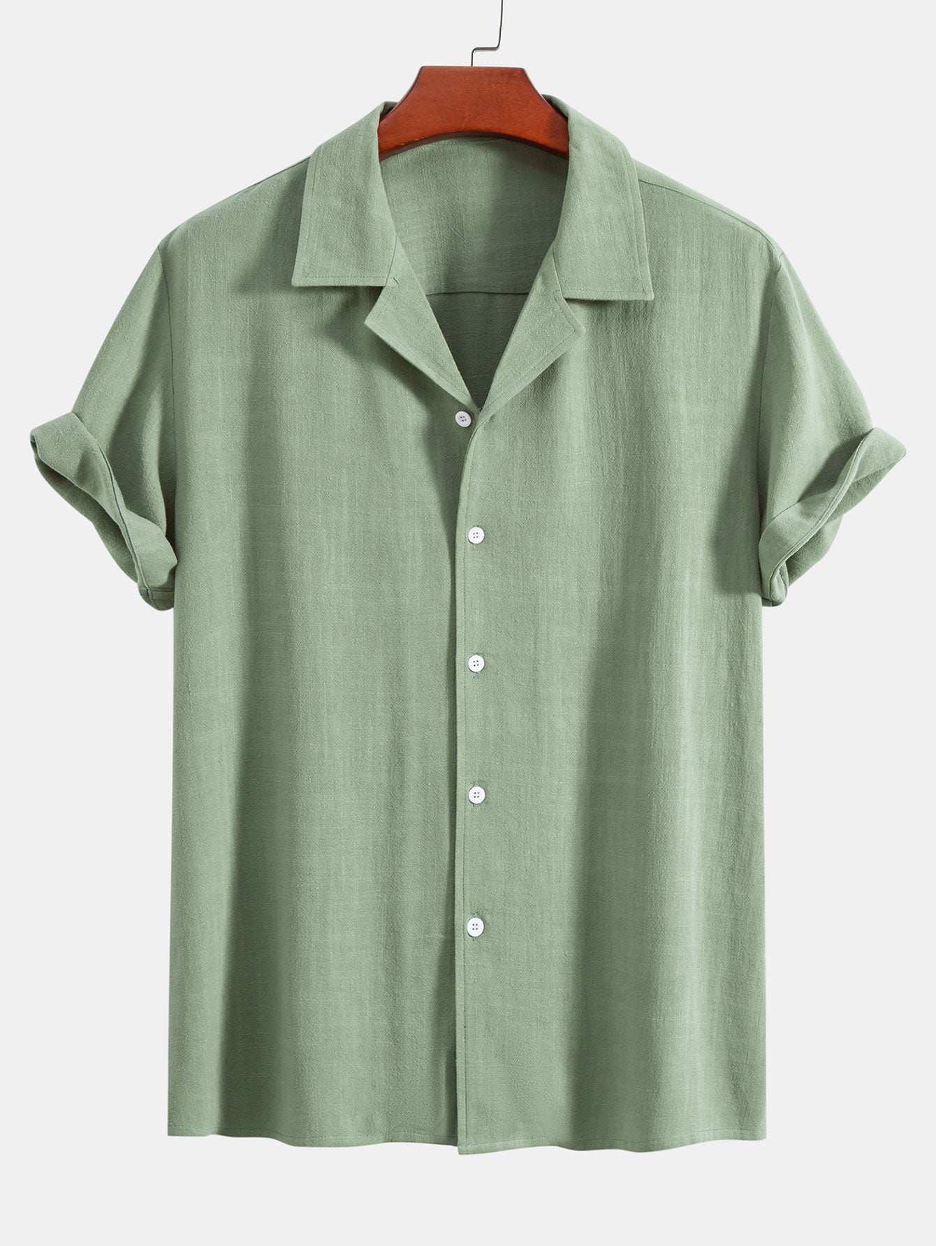 Linen Rayon Blend Cuban Shirt & Shorts-Mitchell Shoes