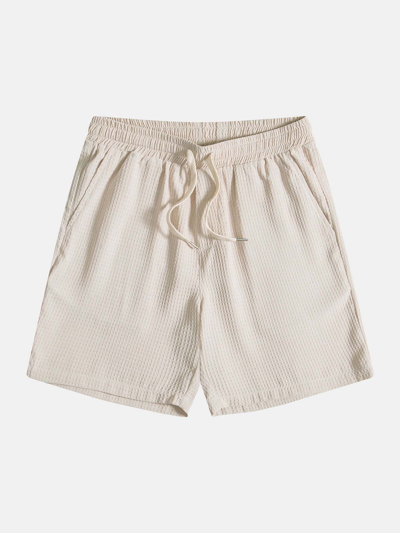 Waffle Revere Collar Shirt & Shorts-Mitchell Shoes