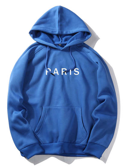 Paris Print Raglan Hoodie-Mitchell Shoes