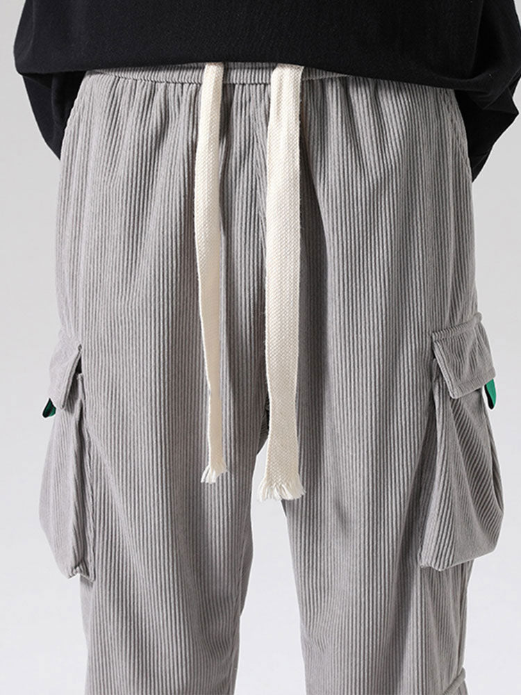 Corduroy Cargo Pants-Mitchell Shoes