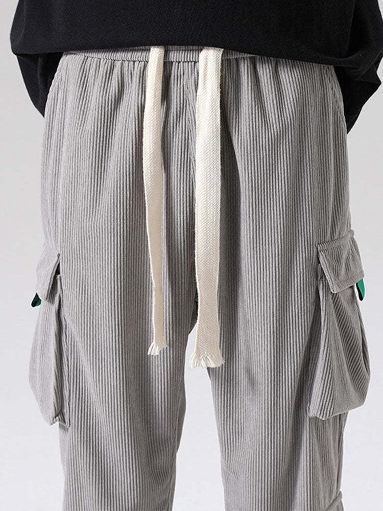 Corduroy Cargo Pants-Mitchell Shoes