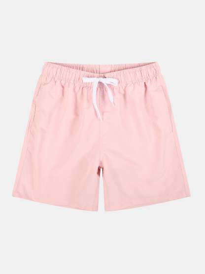 Striped Stand Collar Shirt & Swim Shorts-Mitchell Shoes