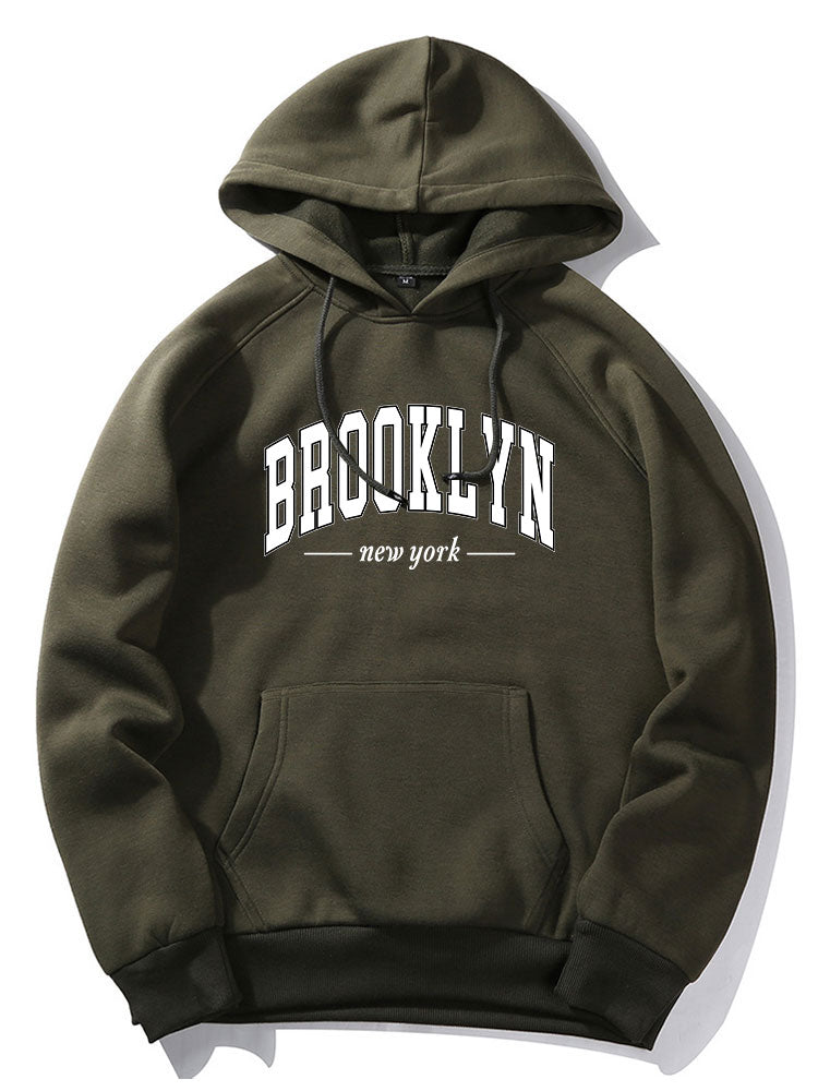 Brooklyn Letter Print Hoodie & Jogger Pants-Mitchell Shoes