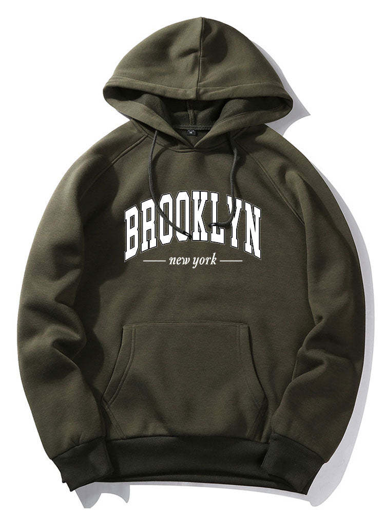 Brooklyn Letter Print Hoodie & Jogger Pants-Mitchell Shoes