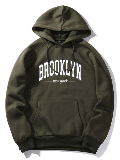 Brooklyn Letter Print Hoodie & Jogger Pants-Mitchell Shoes