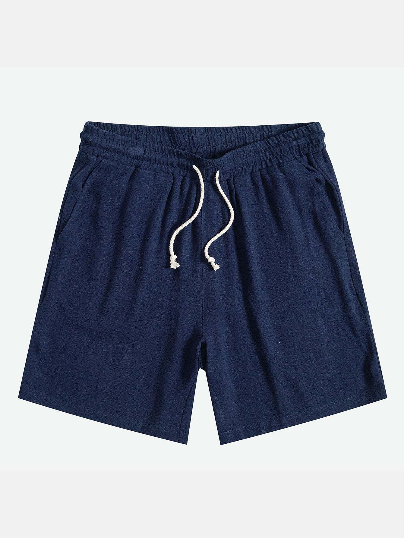 Linen Rayon Blend Button Up Shirt & Shorts-Mitchell Shoes