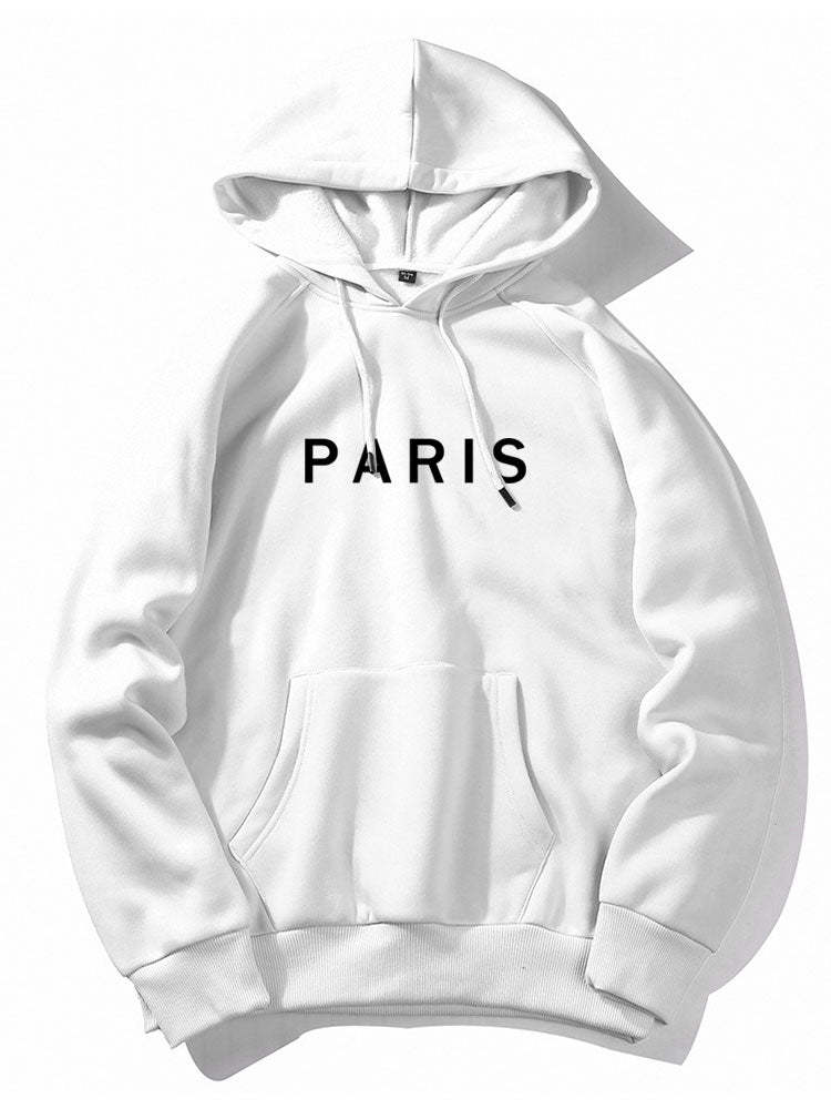 Paris Print Raglan Hoodie-Mitchell Shoes