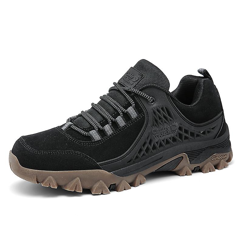 Men's Non-slip Thick Bottom Leather Sneakers
