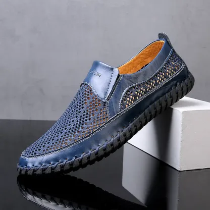 Men's Casual Outdoor Mesh Moccasins Driving Shoes