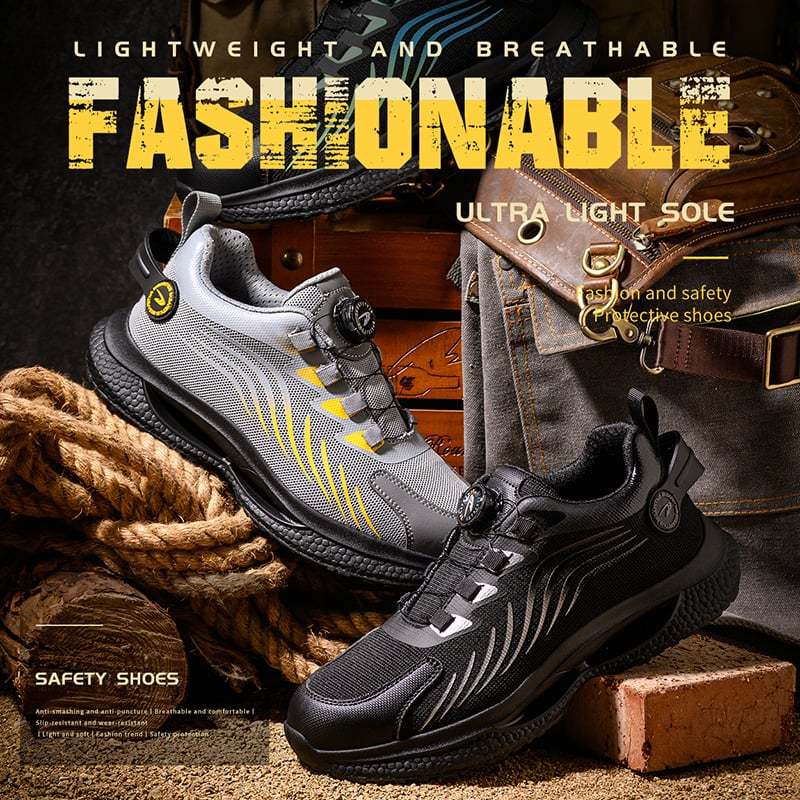 ⛑️Men's Smash and Stab Resistant Work Safety Shoes